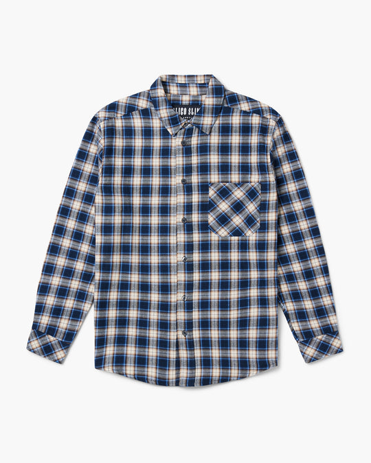 RIVERSIDE LS BUTTON DOWN - PACIFIC BLUE