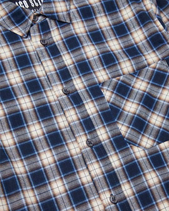 RIVERSIDE LS BUTTON DOWN - PACIFIC BLUE